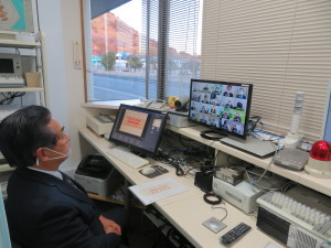 R3.1.8_県・20市町合同新型コロナウイルス対策本部会議（テレビ会議）