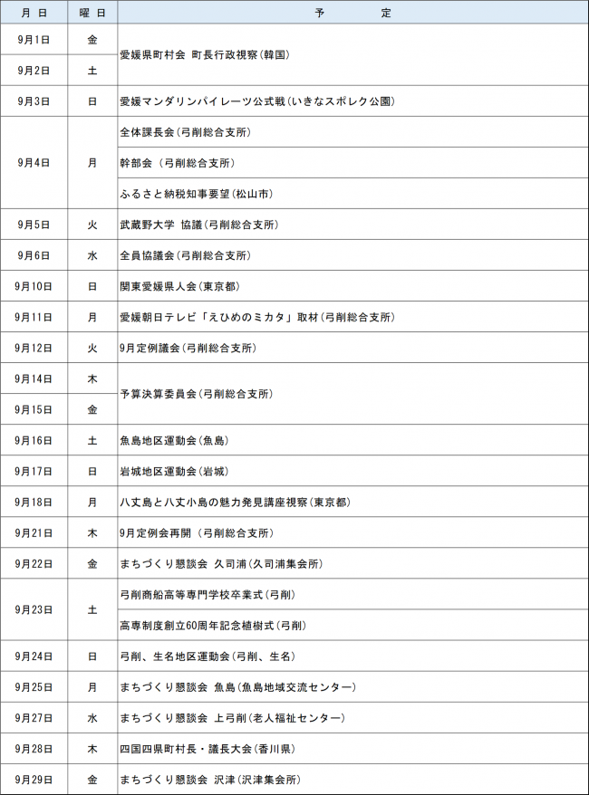 R5.9月 活動予定