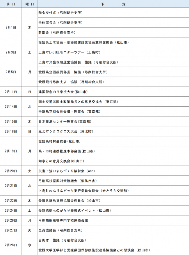 R6.2月 活動予定
