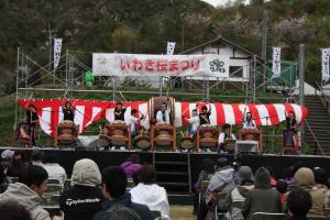 島本陣岩城太鼓演奏