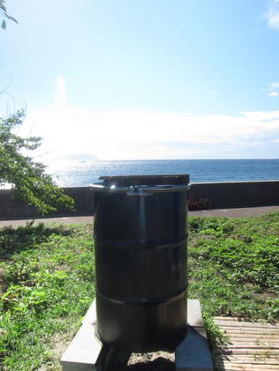 津波島ドラム缶風呂