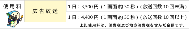 広告放送使用料