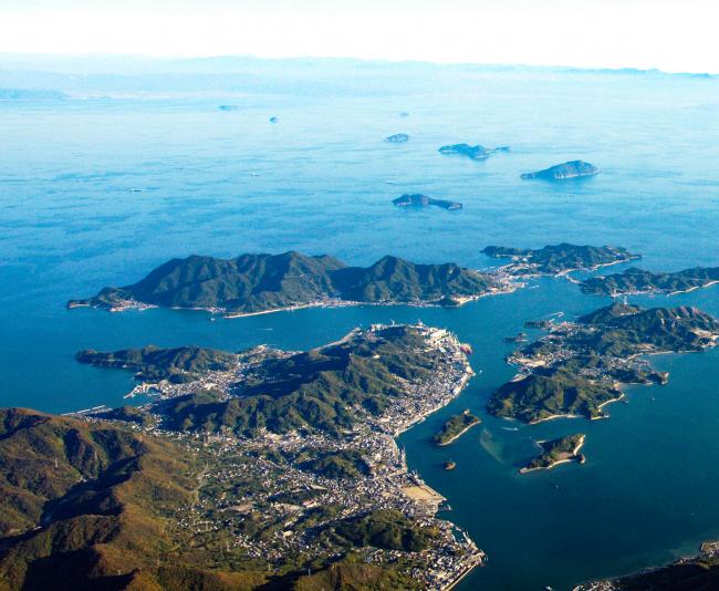弓削島全景